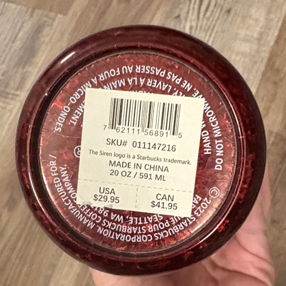 🆕 ☕️ Starbucks Red Tumbler - Picture 2 of 9